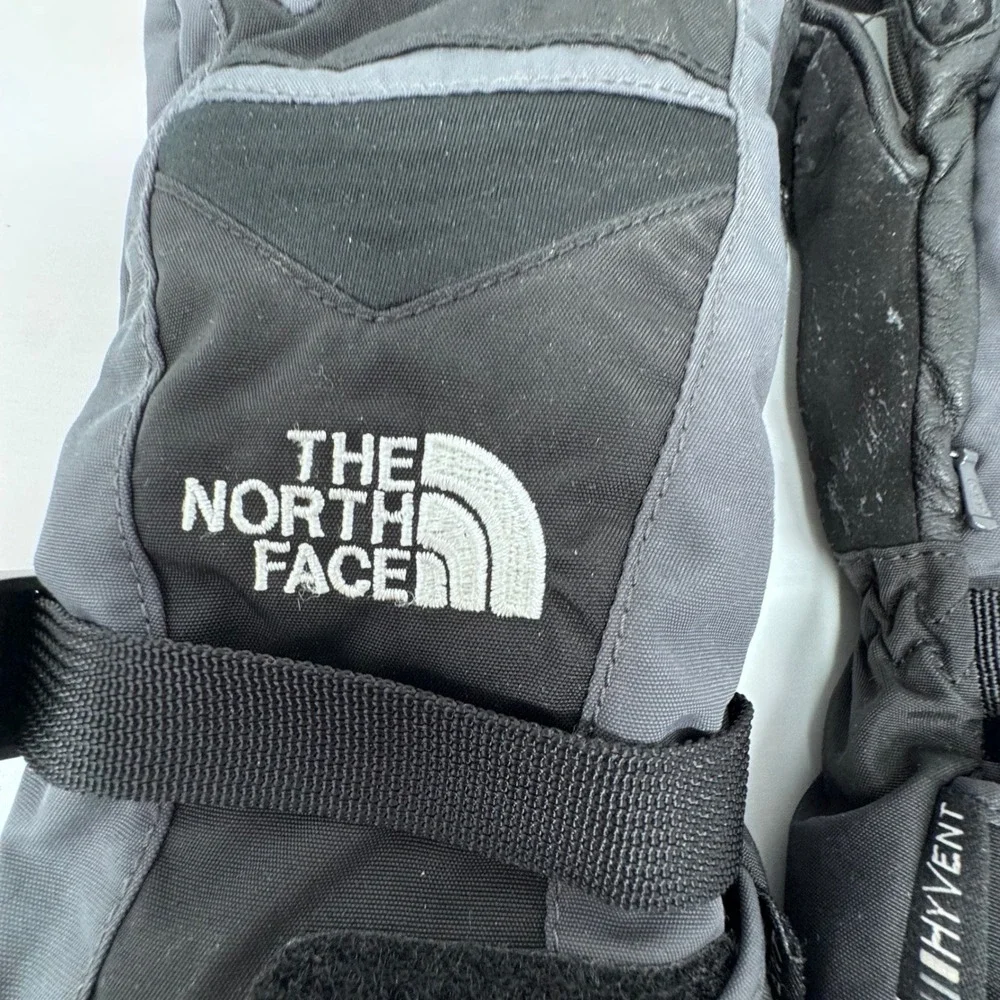 The North Face HyVent Banshee Gloves Mens Large Black Grey Insulated Winter Ski